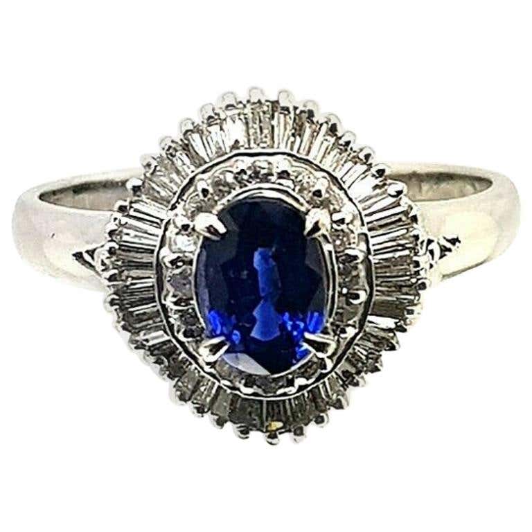 Balerina Rings Sapphire and Diamond