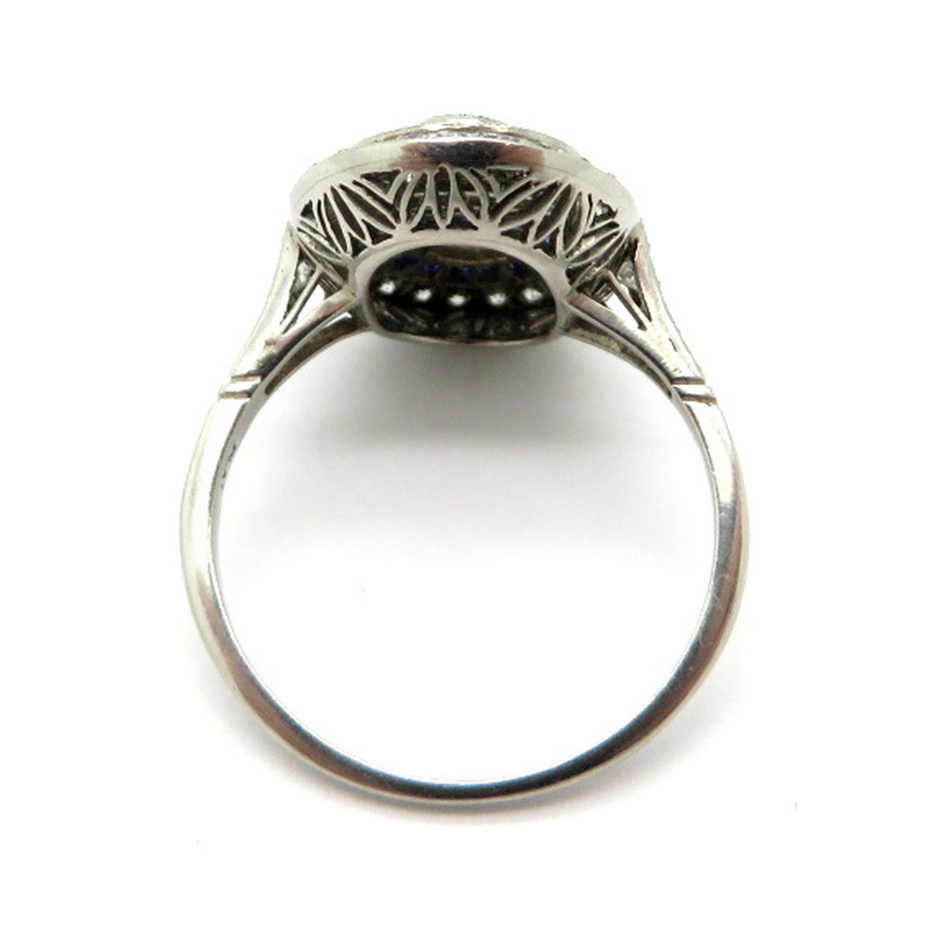 moon shaped diamond ring