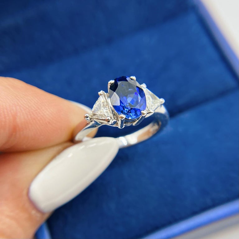 Customizable Platinum Sapphire Fashion Cocktail Ring For Sale at 1stDibs