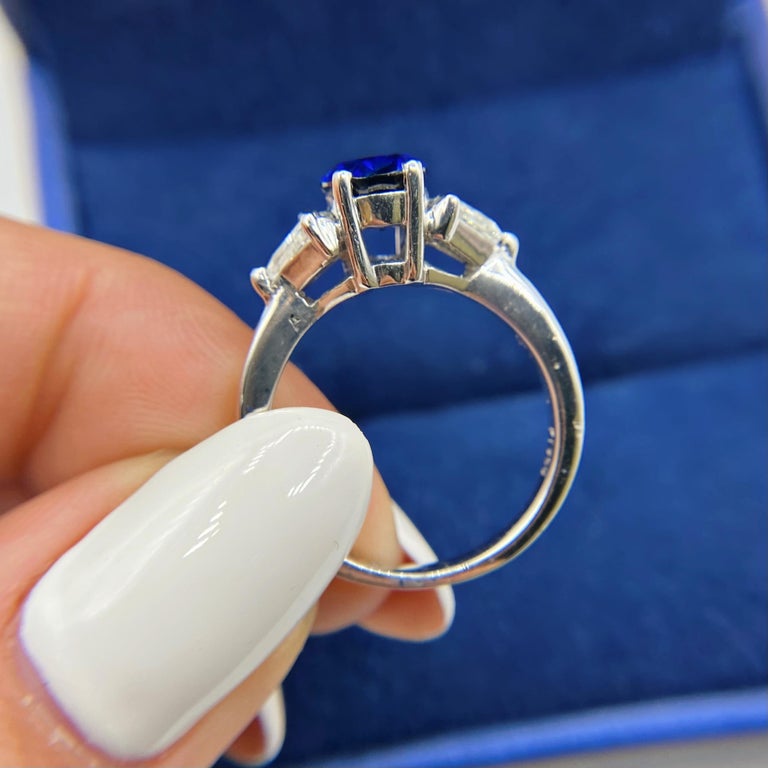 Customizable Platinum Sapphire Fashion Cocktail Ring For Sale at 1stDibs