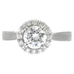 Platinum Satin Engagement Mounting