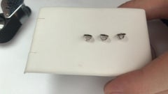 Platinum screw back findings .