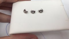 Platinum screw back findings .