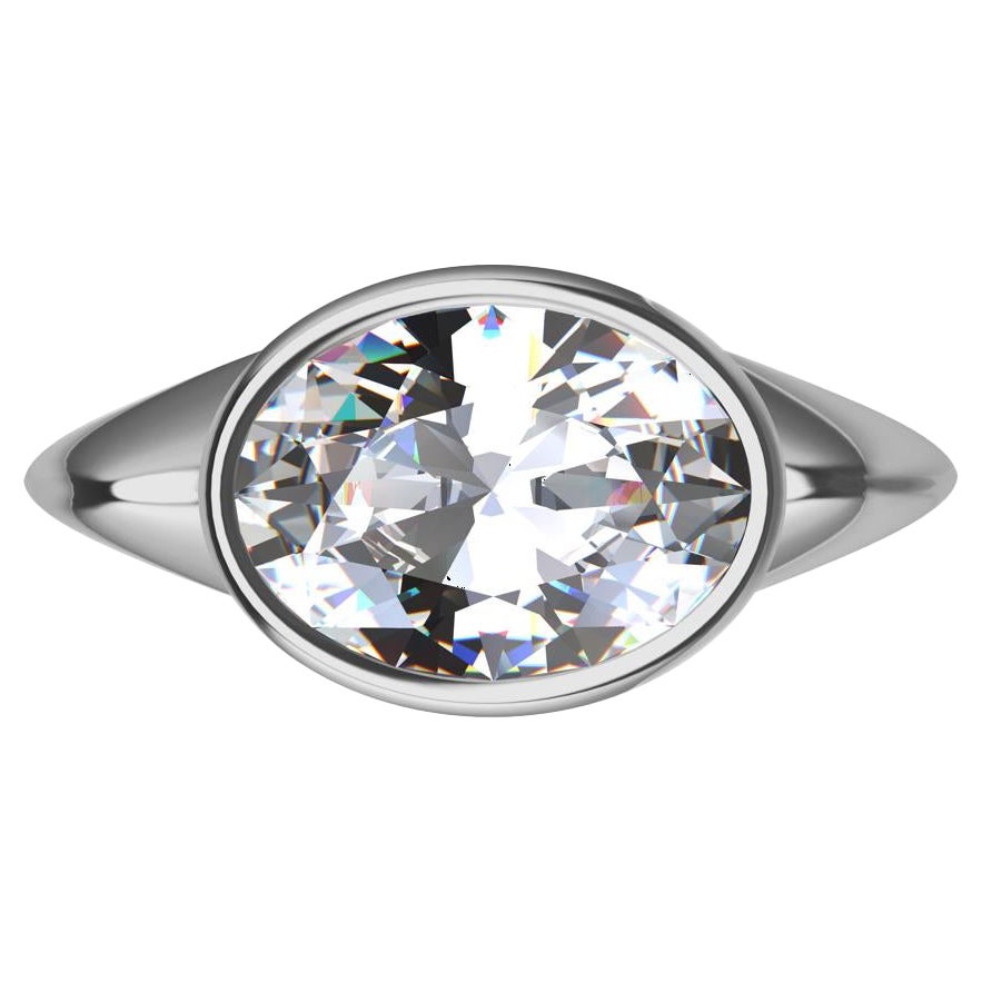 in vendita:  Anello Scultura in platino con diamante GIA da 2,02 carati