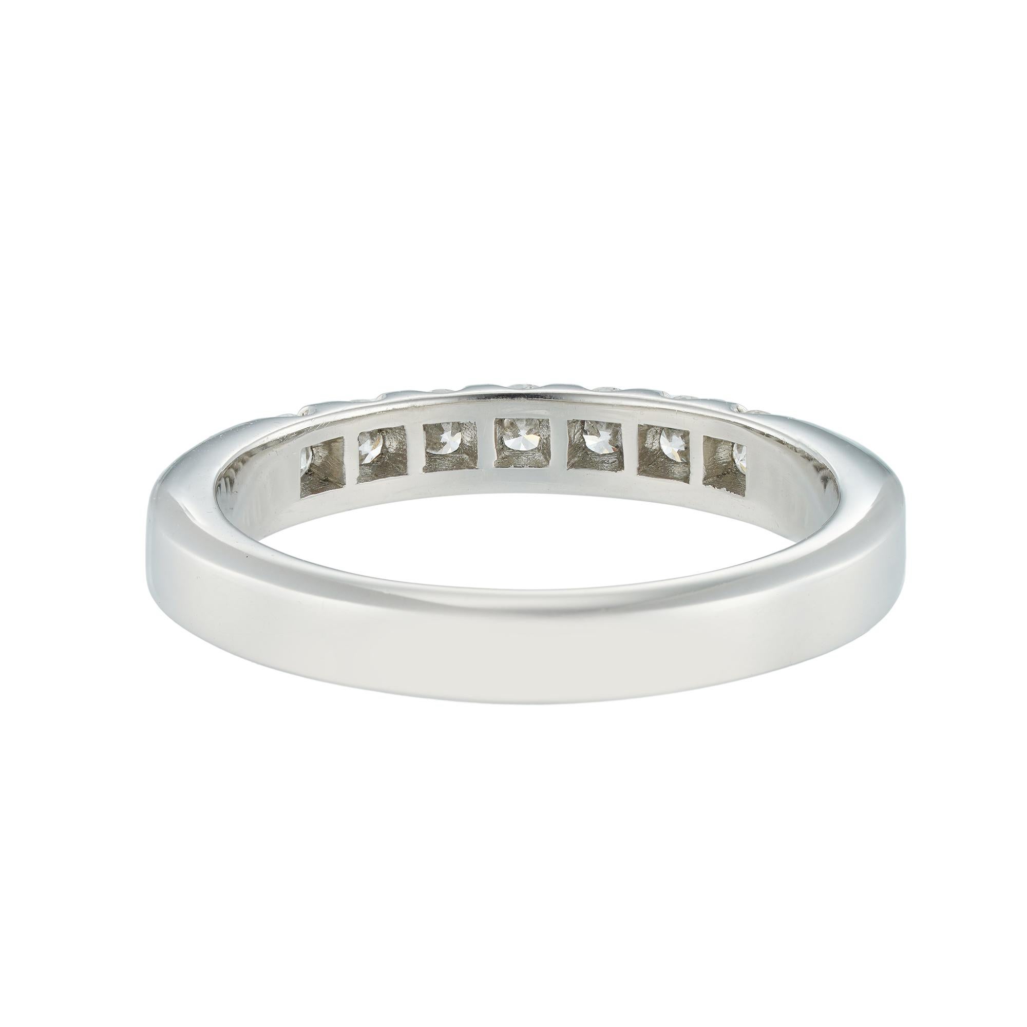 7 stone half eternity ring