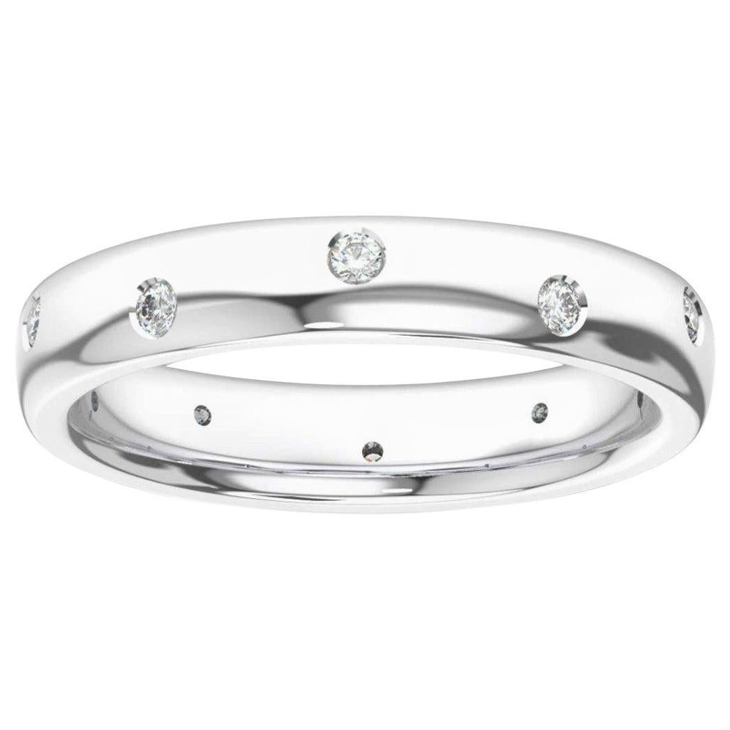 For Sale:  Platinum Siena Eternity Diamond Ring '1/5 Ct. tw'