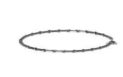 Platinum Small Link Unisex Chain Necklace