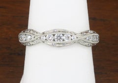 Platinum Tacori Diamond Eternity Band