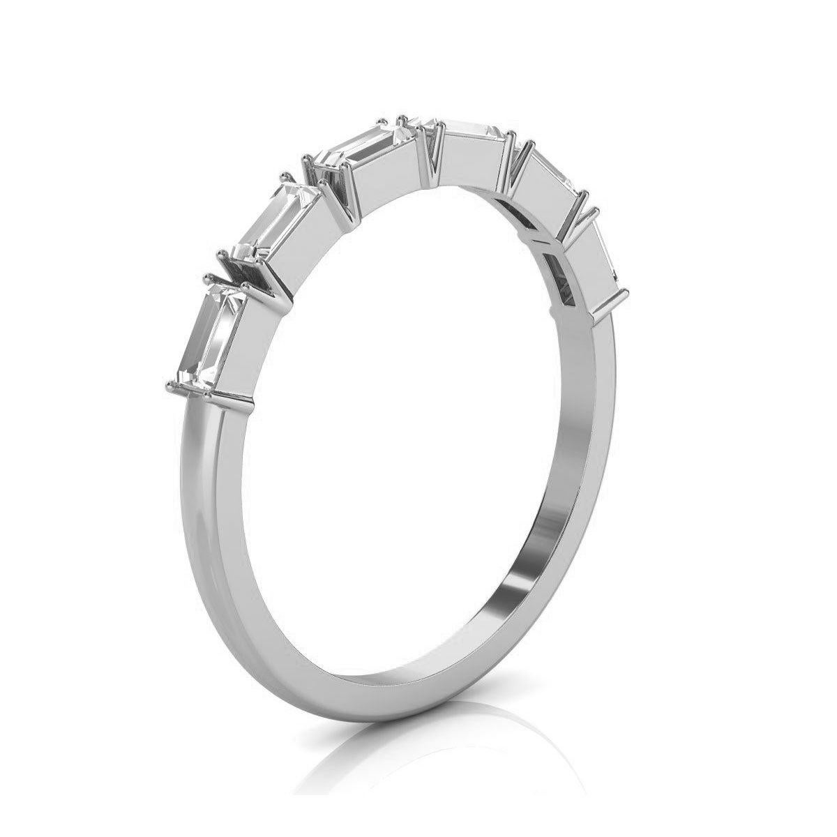For Sale:  Platinum Telara Baguette Diamond Ring '1/3 Ct. Tw' 2