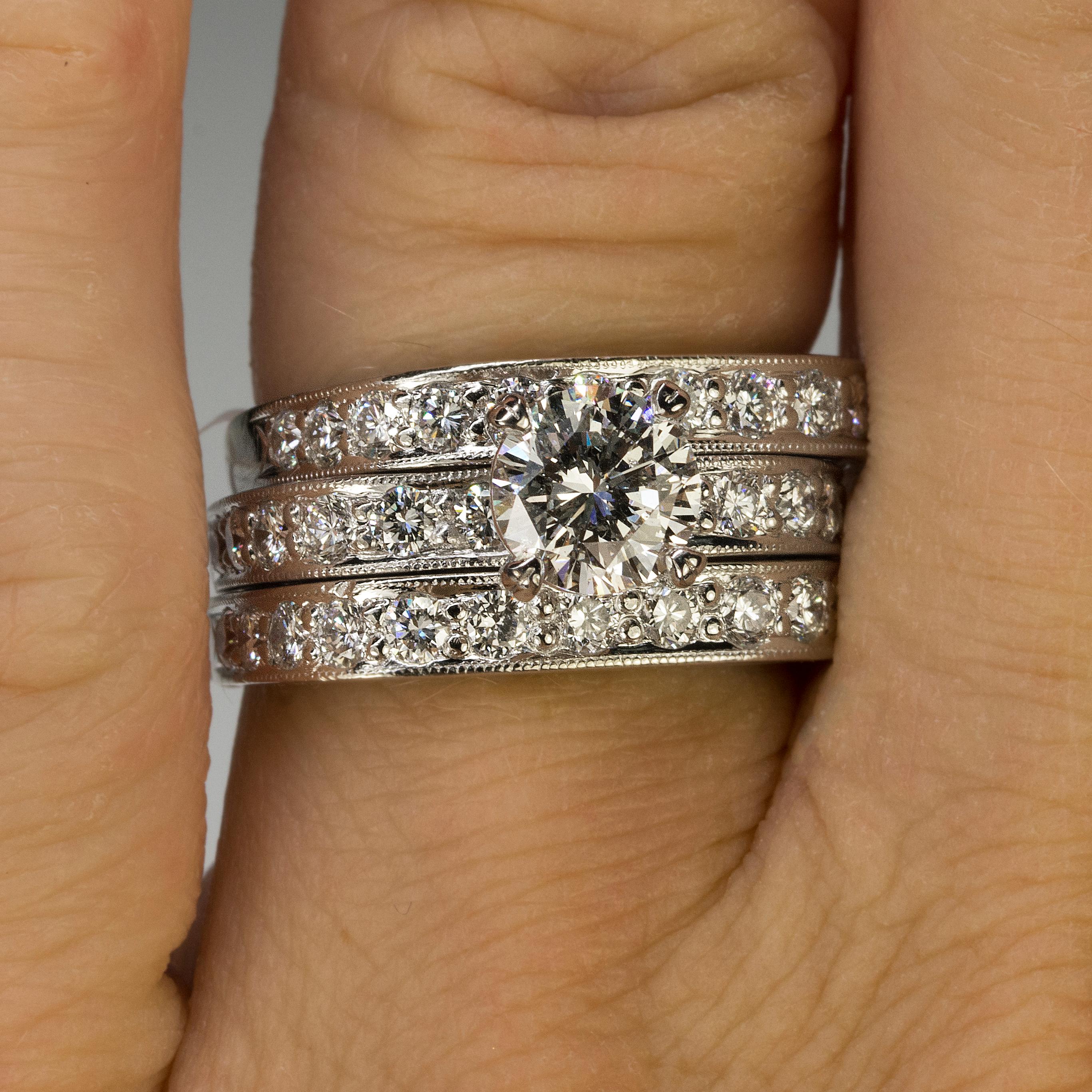 three piece wedding ring