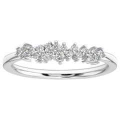 Bague Tiana en platine et diamants 1/5 carat « Tw »