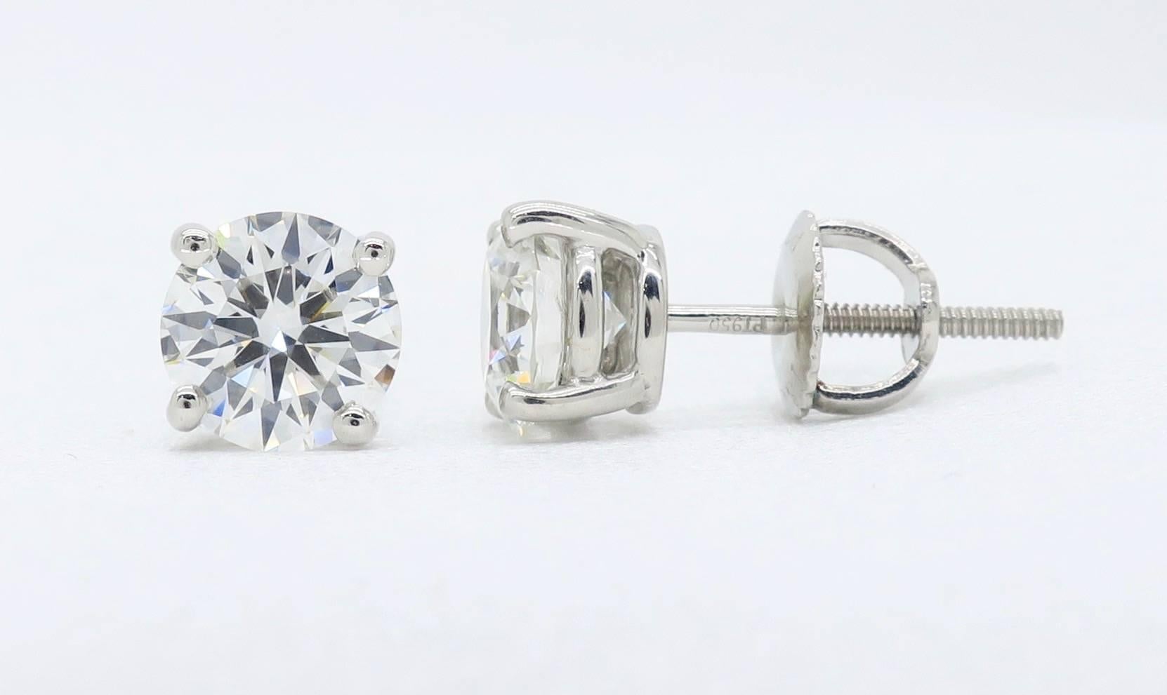 tiffany diamond stud earrings