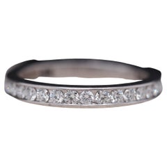 Platinum Tiffany and Co Diamond Eternity Band