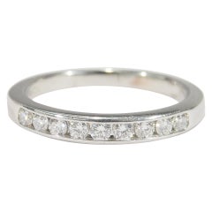 Platinum Tiffany & Co. Ring White 0.54 Carat