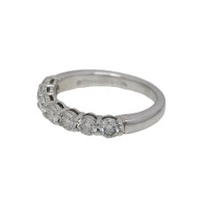 Platinum Tiffany & Co. 1.00 Carat G/VS Diamond Band