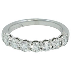 Platinum Tiffany & Co. 1.00 Carat G/VS Diamond Band