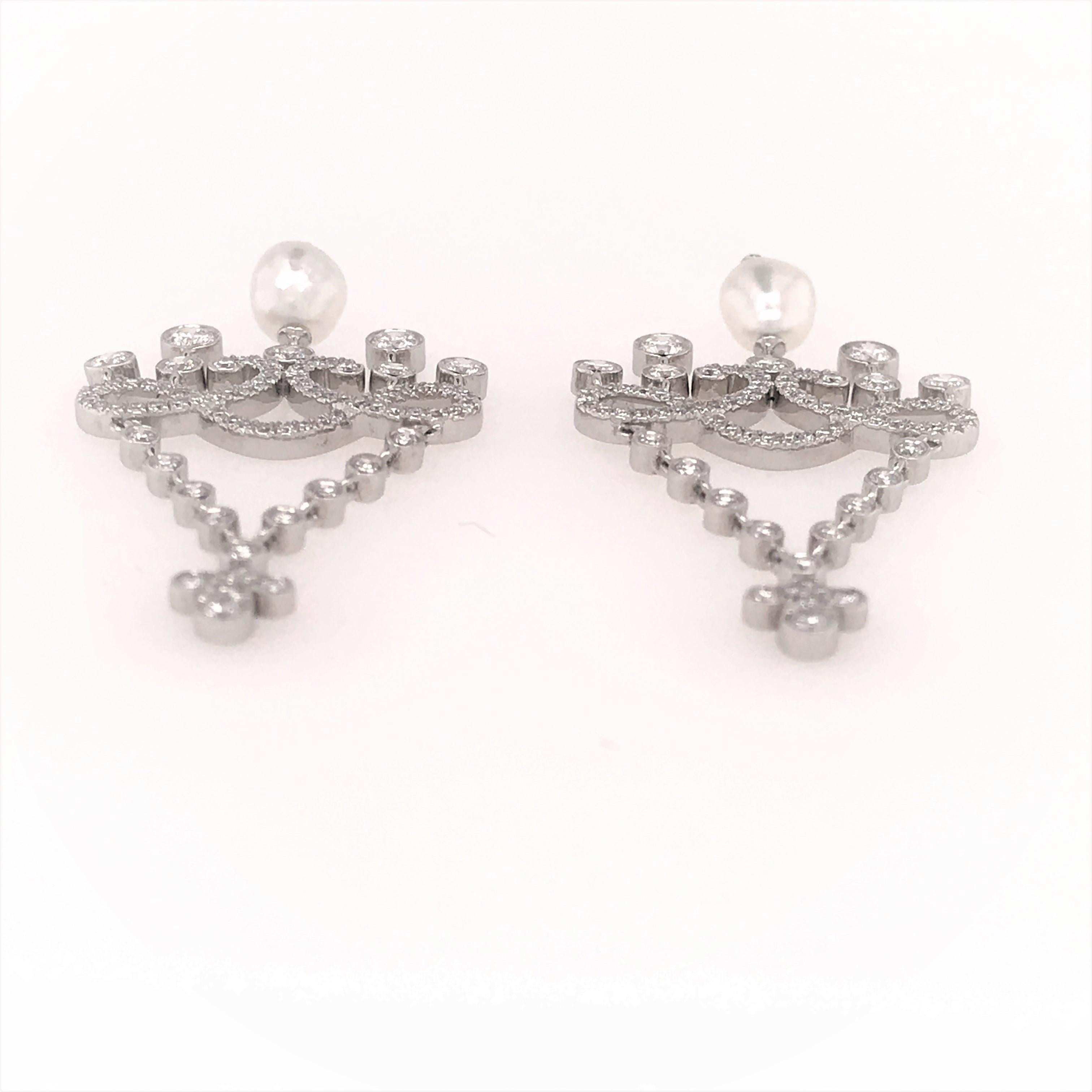 pearl and diamond earrings tiffany