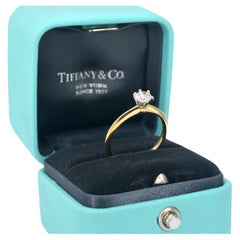 Platin Tiffany & Co Ring mit Diamant