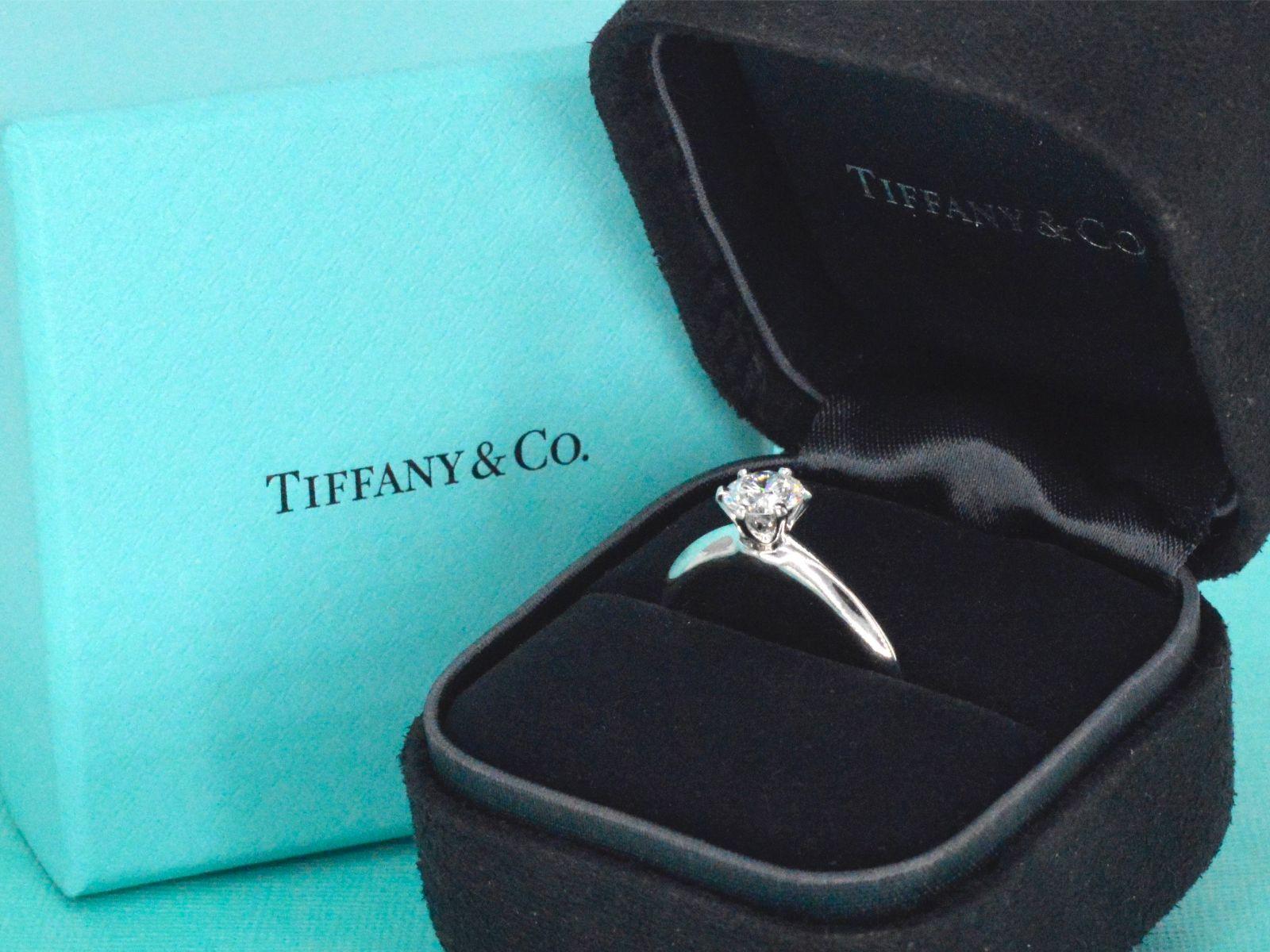 Platinum Tiffany & Co Ring with Diamond 0.71 carat 1