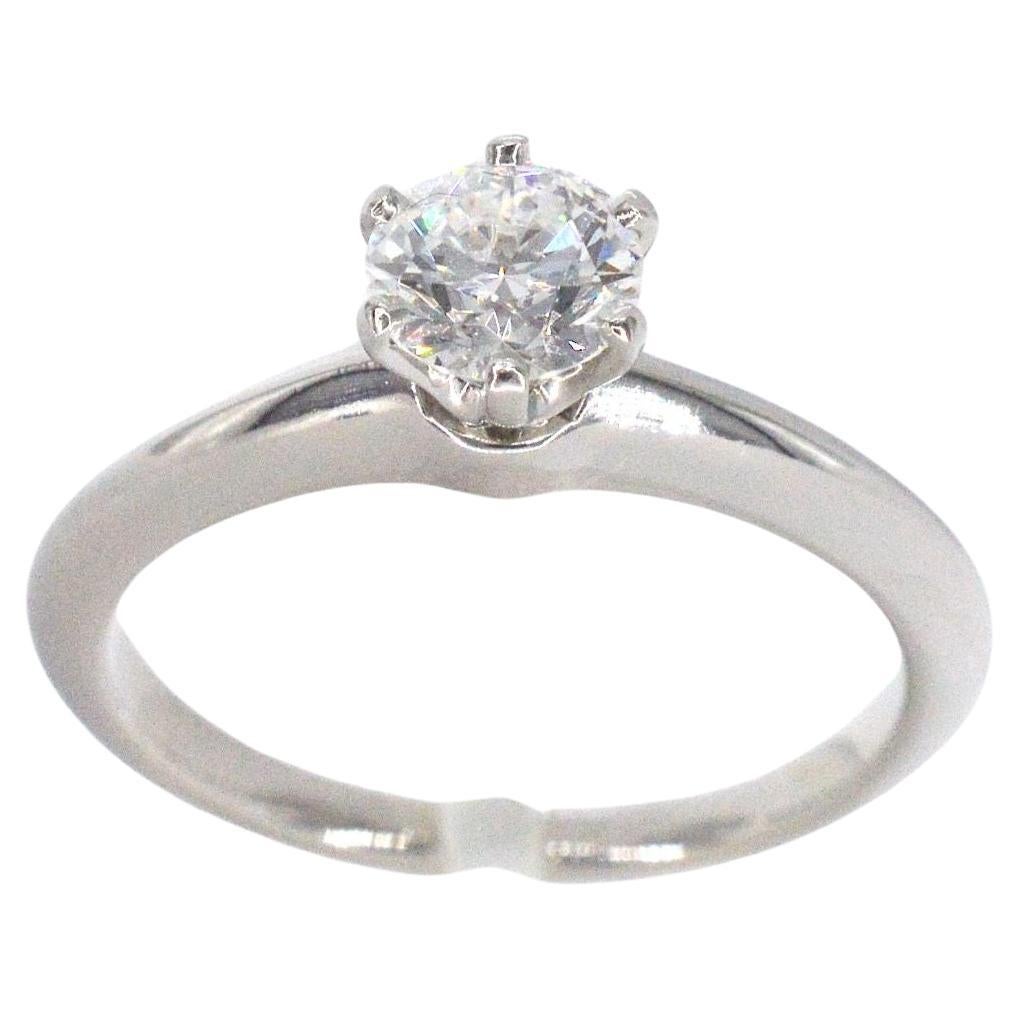 Platinum Tiffany & Co Ring with Diamond 0.71 carat