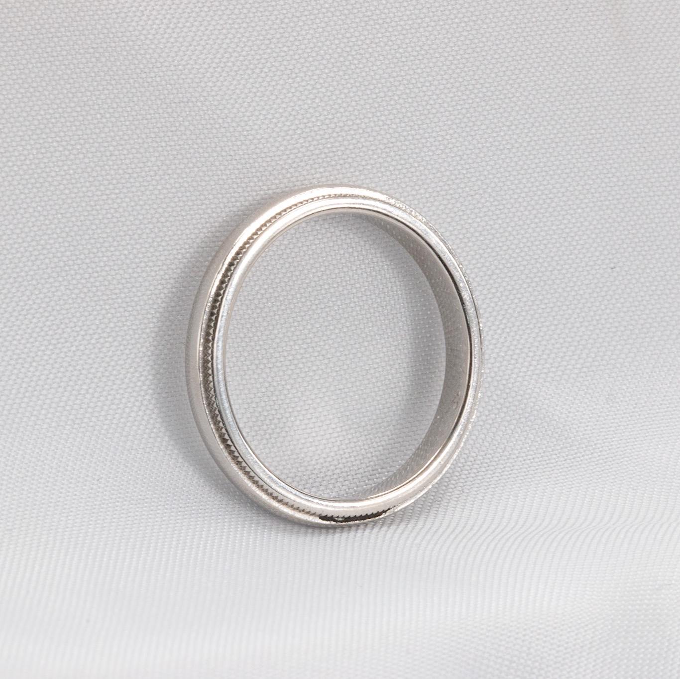 Platinum Tiffany & Co. Together Wedding Band In Good Condition For Sale In Houston, TX
