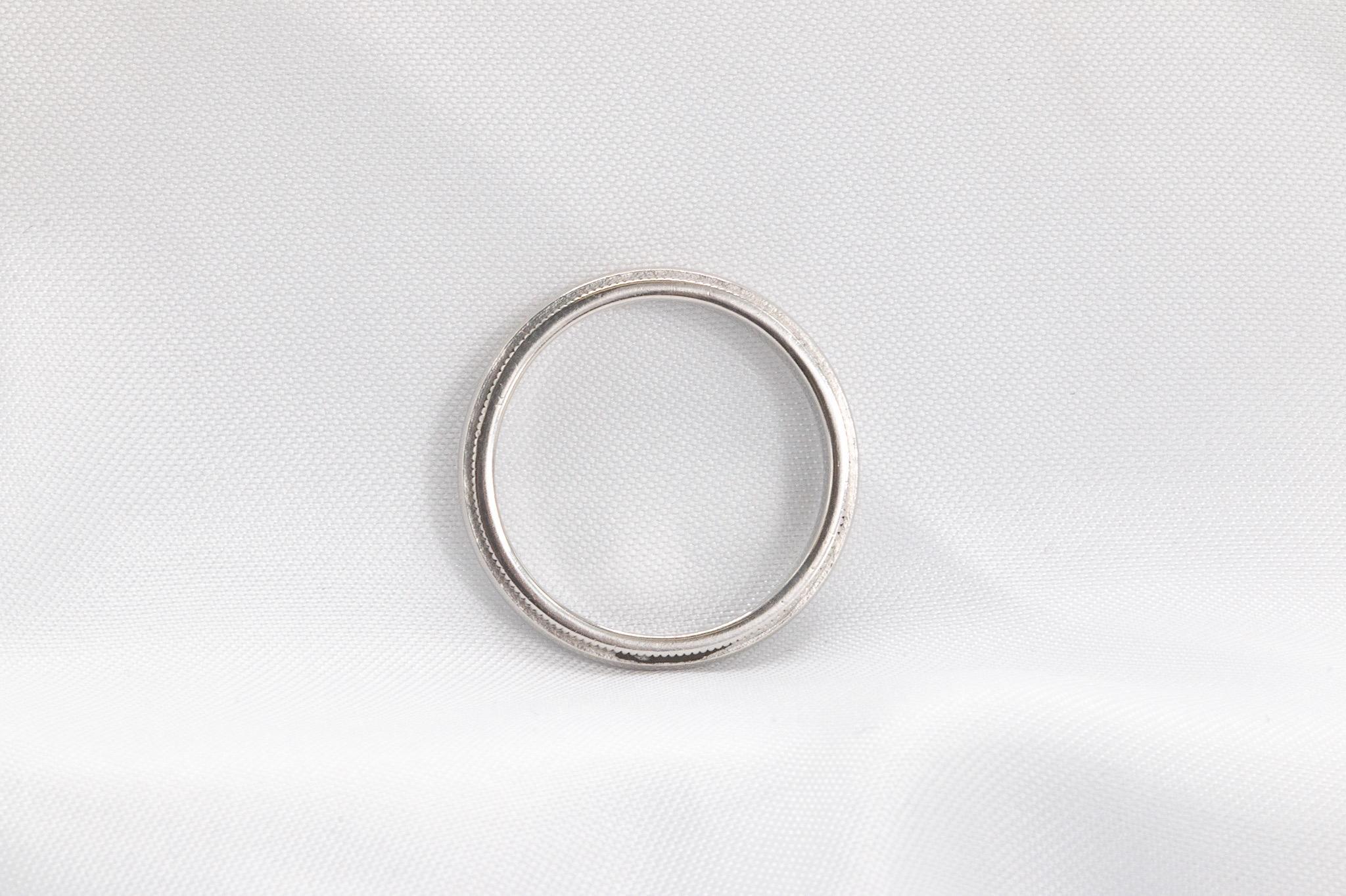 Women's or Men's Platinum Tiffany & Co. Together Wedding Band For Sale