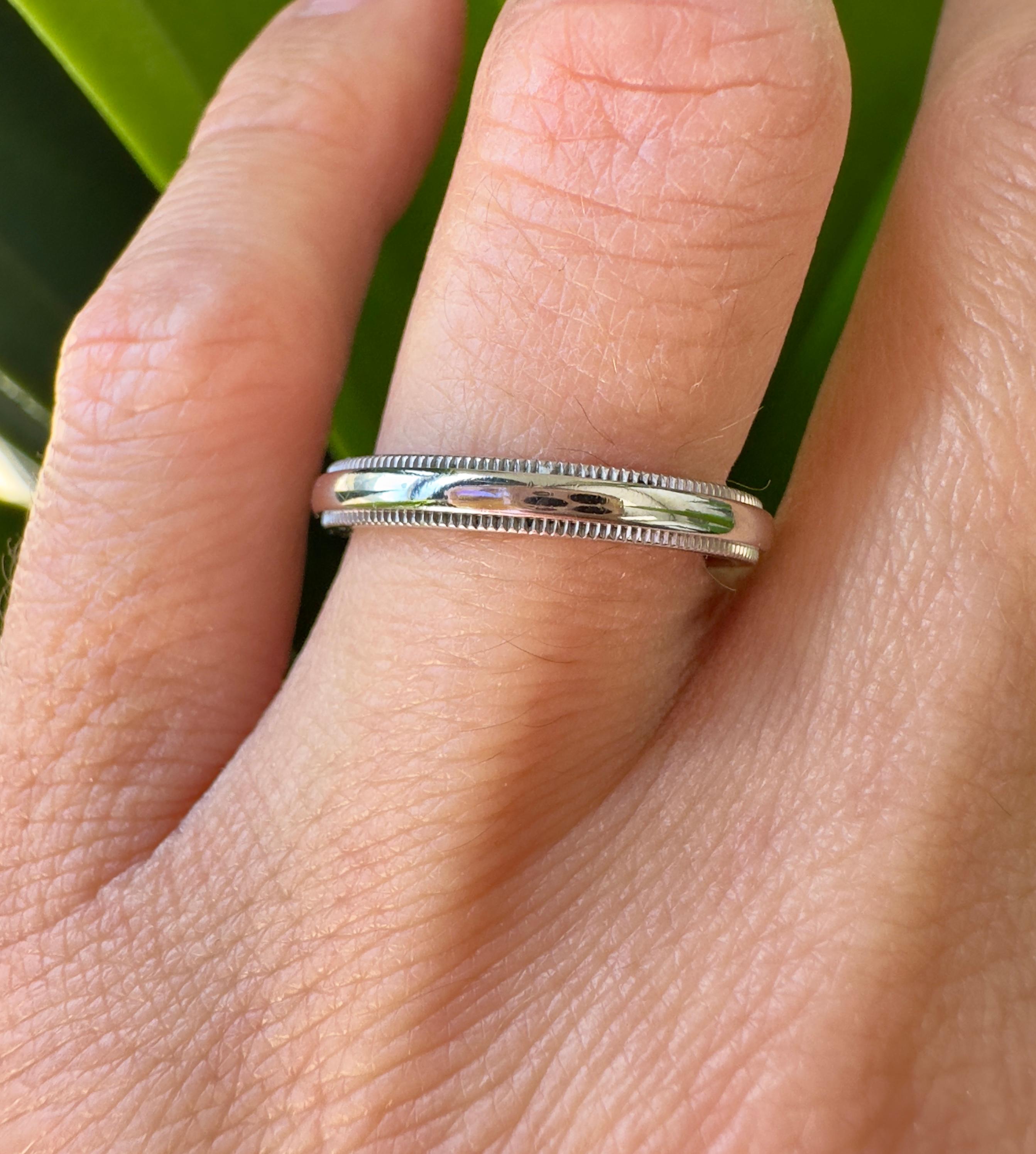 Platinum Tiffany & Co. Together Wedding Band For Sale 1