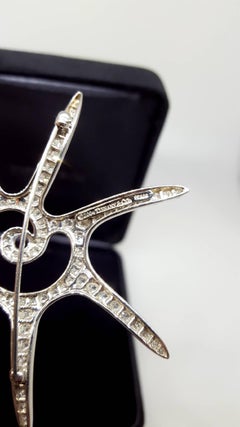 Platinum Tiffany Star Brooch