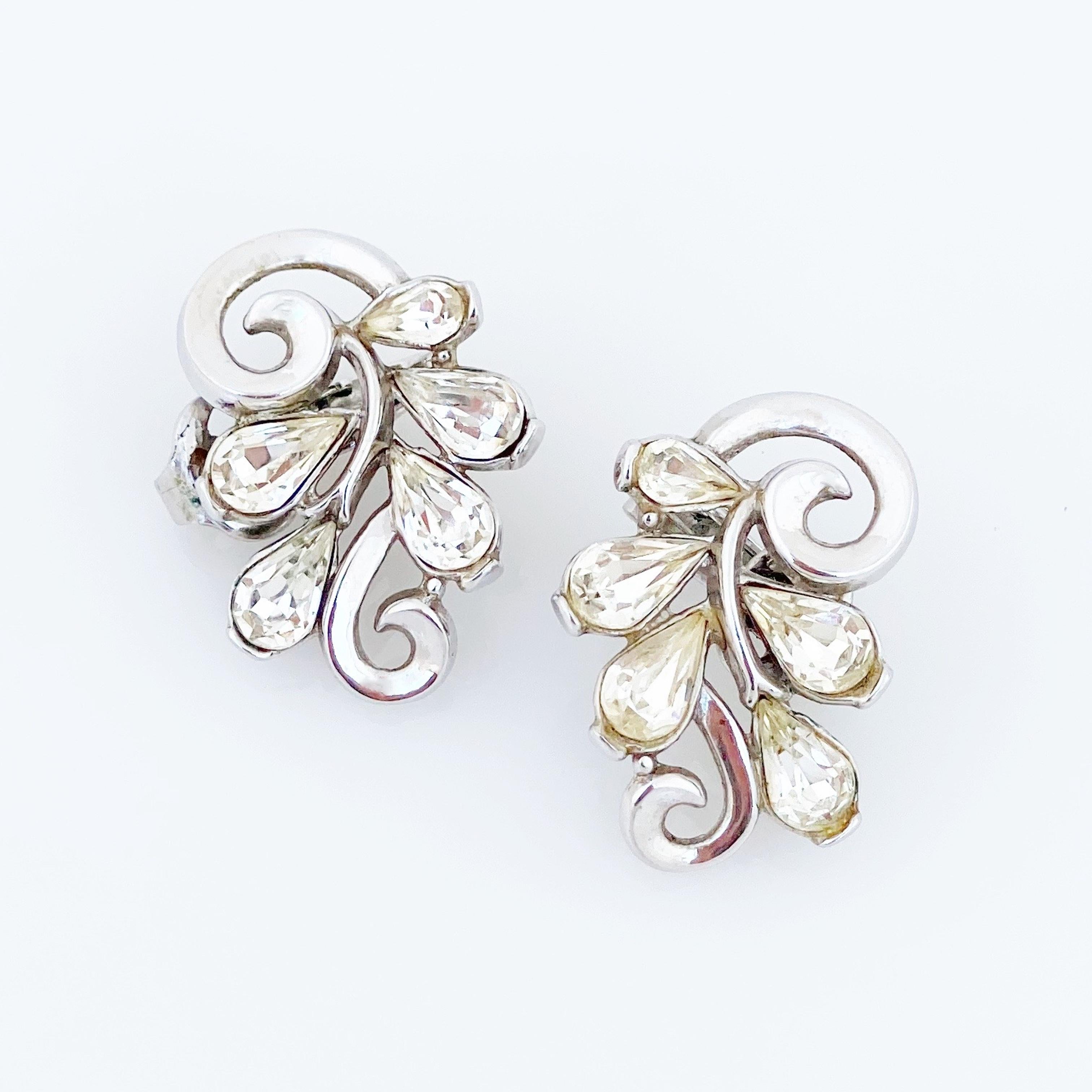 crown flower earrings