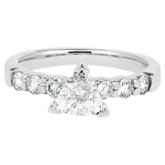 Platin Trillion Cut Diamant Verlobungsring