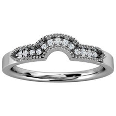 Used Platinum Turin Diamond Ring '1/10 Carat'