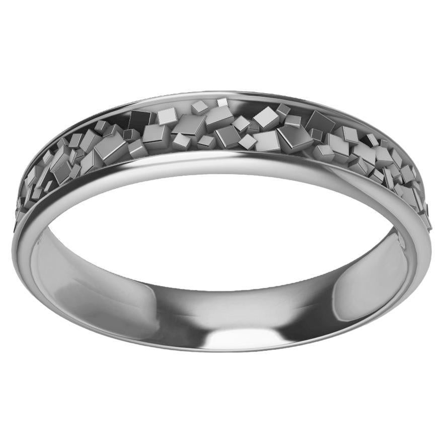 Platinum Unisex Random Boxes Wedding Band