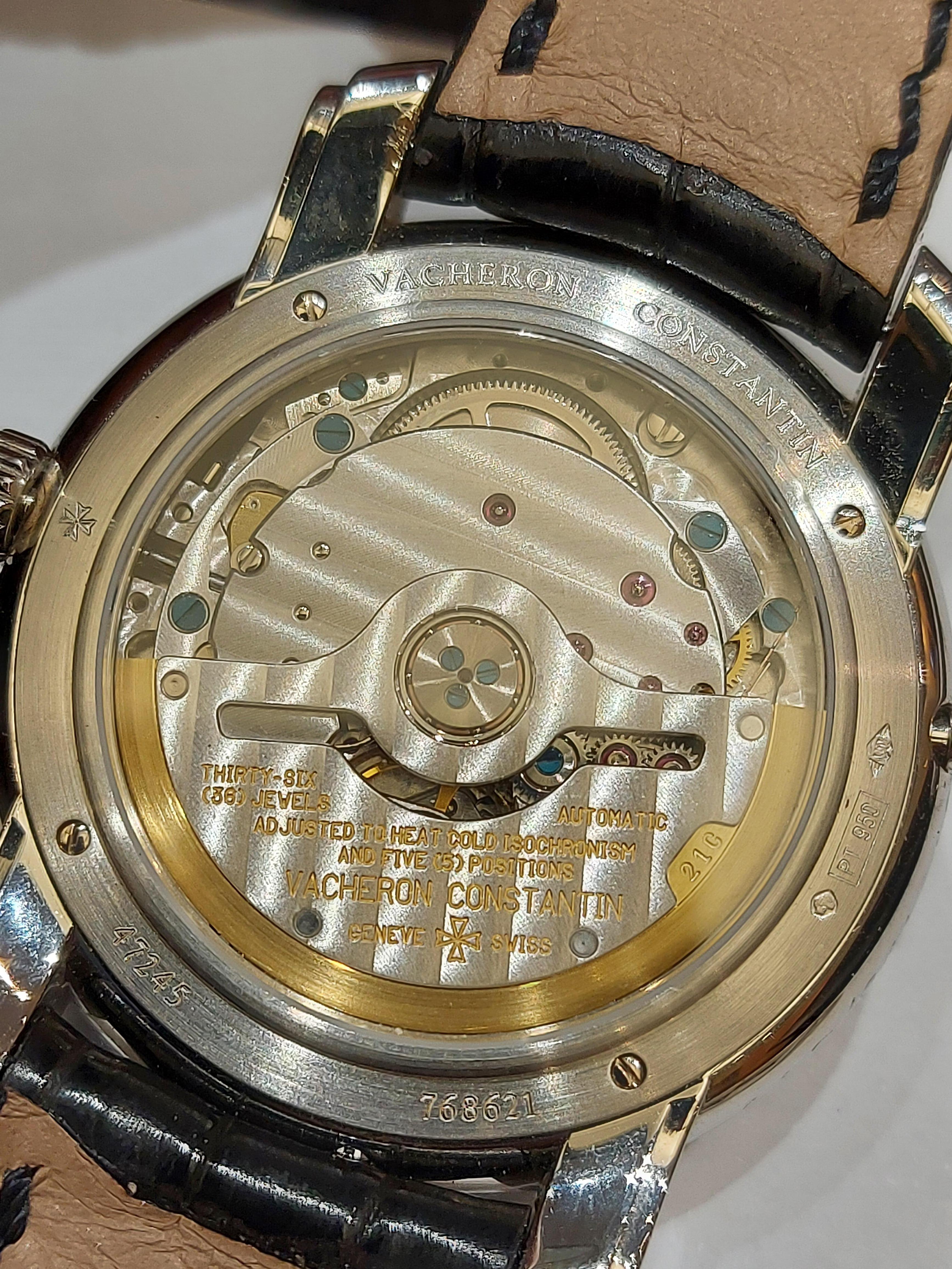 Platinum Vacheron Constantin Skeleton Watch, Automatic, Les Historique, Limited For Sale 6