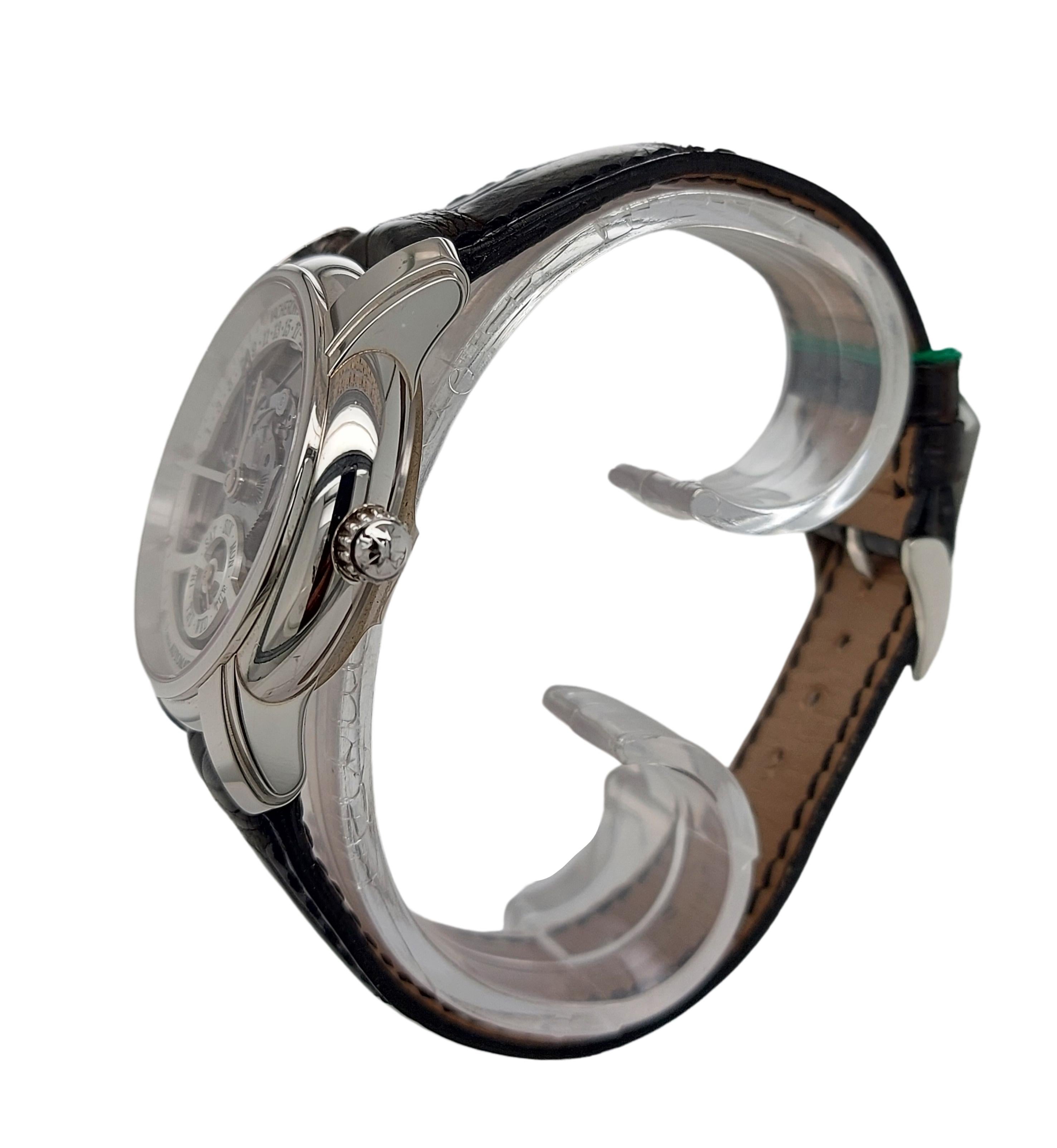 Artisan Platinum Vacheron Constantin Skeleton Watch, Automatic, Les Historique, Limited For Sale