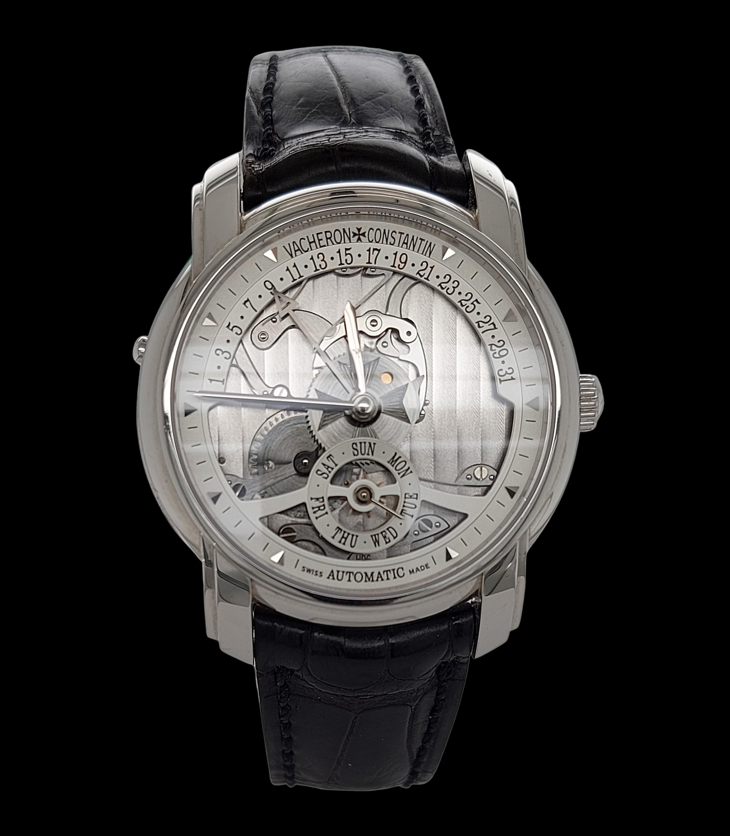 Platinum Vacheron Constantin Skeleton Watch, Automatic, Les Historique, Limited For Sale 1