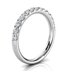 Platinum Valerie Micro-Prong Diamond Ring '1/2 Ct. Tw'