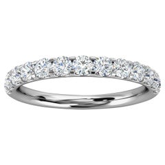 Platinum Valerie Micro-Prong Diamond Ring '1/2 Ct. Tw'