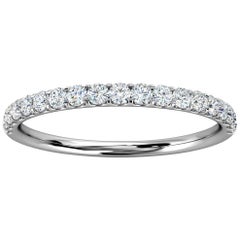 Platinum Valerie Micro-Prong Diamond Ring '1/4 Ct. tw'