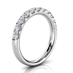 Platinum Valerie Micro-Prong Diamond Ring '3/4 Ct. tw'
