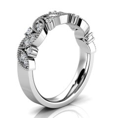 Platinum Vera Diamond Ring '1/5 Ct. Tw'