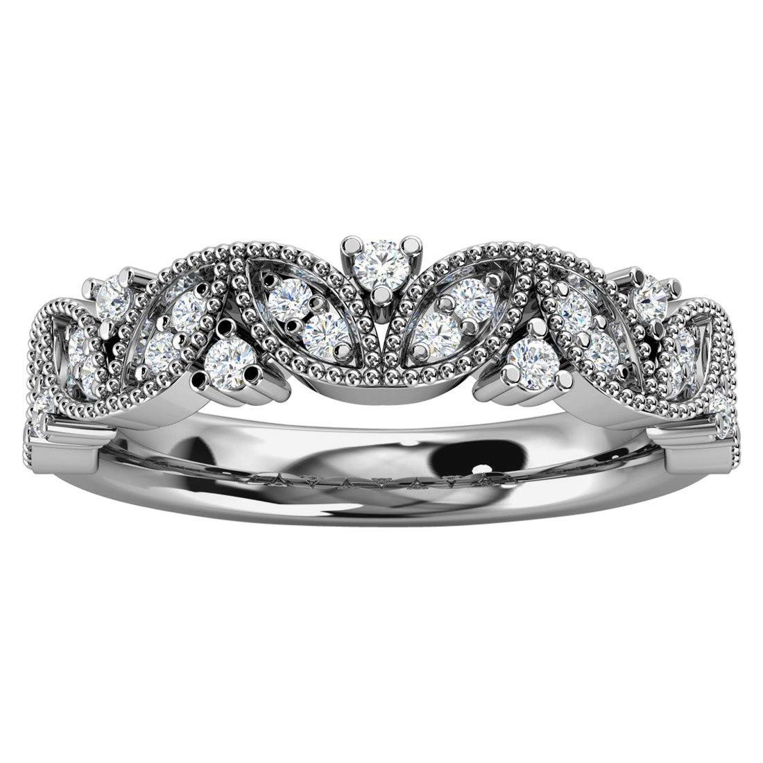 For Sale:  Platinum Vera Diamond Ring '1/5 Ct. Tw'
