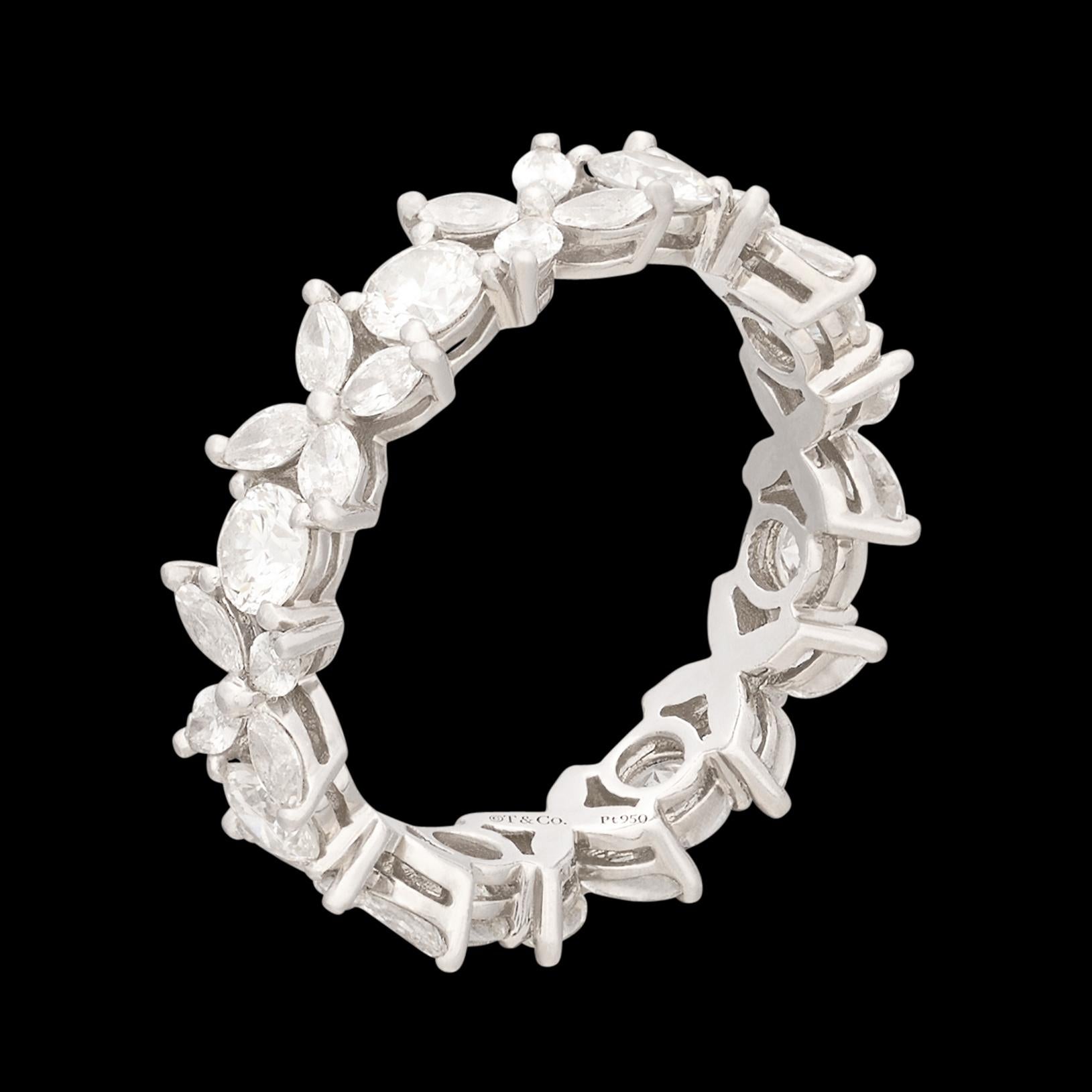 Women's Platinum Victoria Diamond Ring by Tiffany & Co