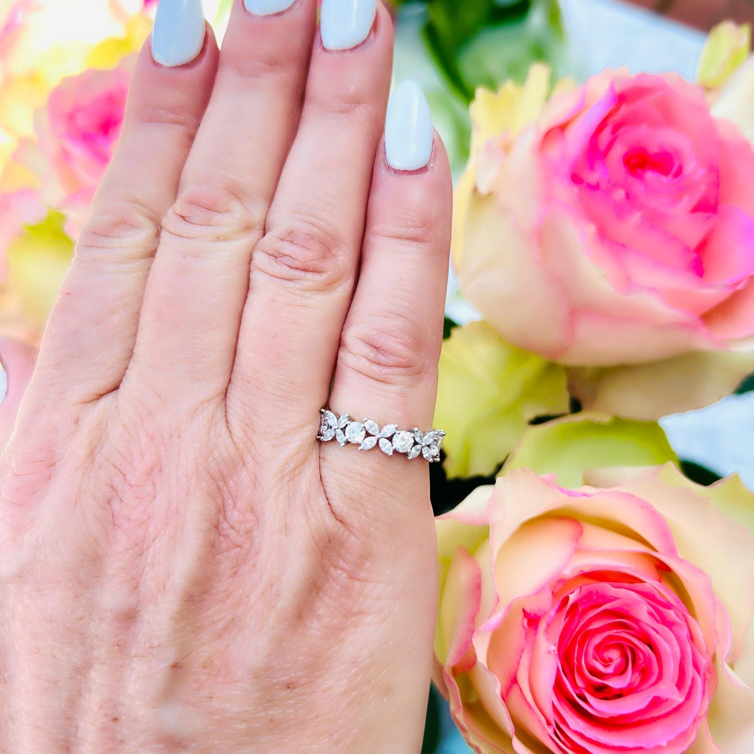 Platinum Victoria Diamond Ring by Tiffany & Co 1
