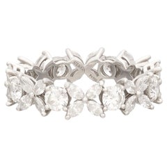 Used Platinum Victoria Diamond Ring by Tiffany & Co