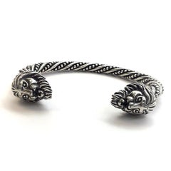 Platinum Vikings Northmen Saga Men Bangle Jewelry