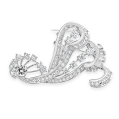 Alfiler Spray Diamante Vintage Platino