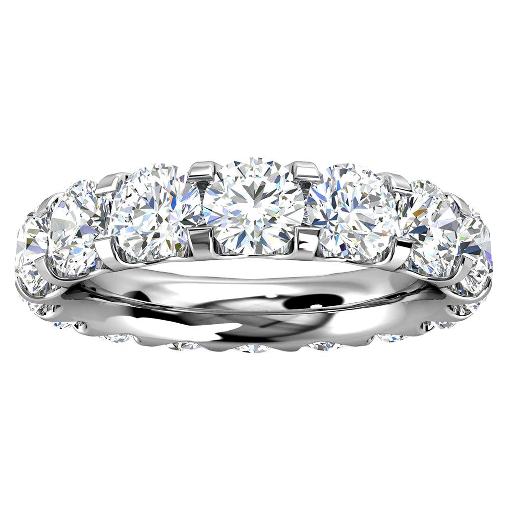 Platinum Viola Eternity Micro-Prong Diamond Ring '4 Ct. tw'