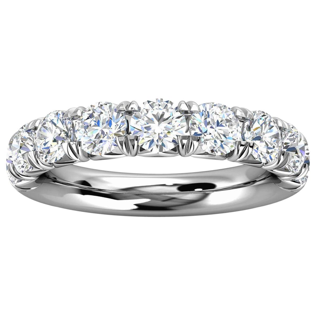 For Sale:  Platinum Voyage French Pave Diamond Ring '1 1/2 Ct. Tw'