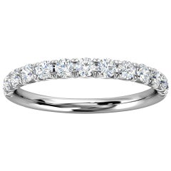Anello in platino Voyage French Pave Diamond '1/3 Ct. tw'