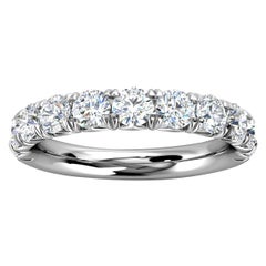 Platin Platin Voyage Französischer Pavé Diamant Ring '1 Ct. tw'